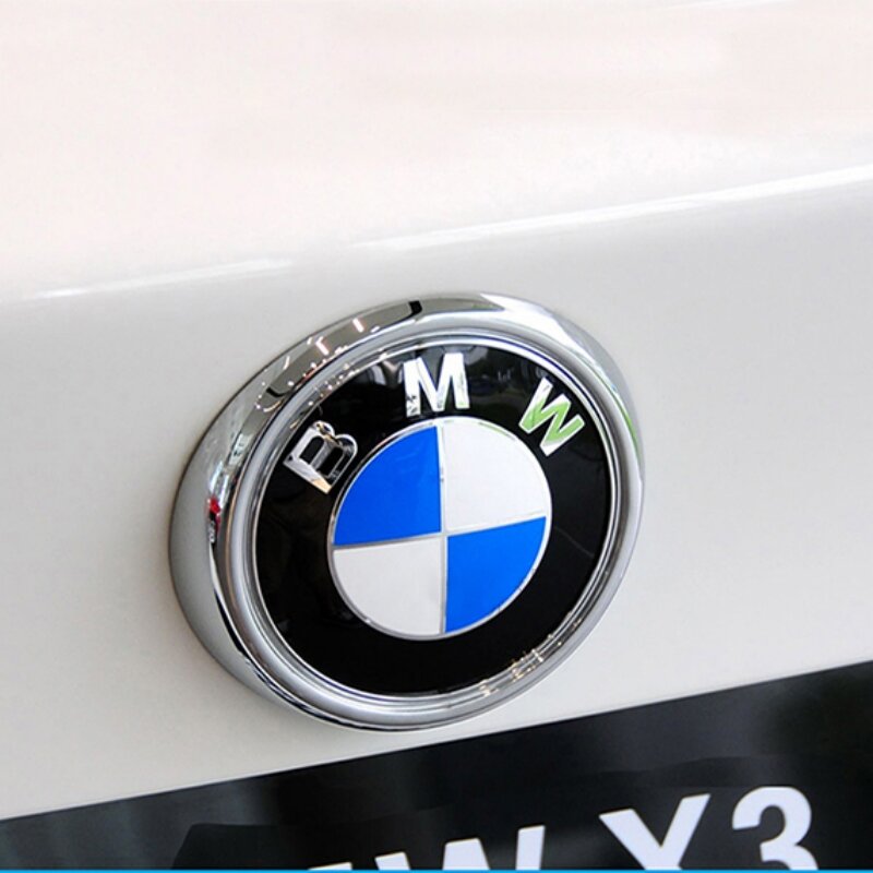 شارة شعار جذع خلفي من الكروم ABS ، شارة ثلاثية الأبعاد لشعار ذكرى BMW 50 ، X6 E71 F16 X3 F25 X5 E70 F15 X4 F26