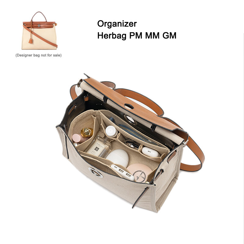 بطانة مخصصة ل Herbag 31 39 52 إدراج منظم ، أي حجم وأسلوب ، حقيبة يد للسفر الحقيبة الداخلية حمل حامي