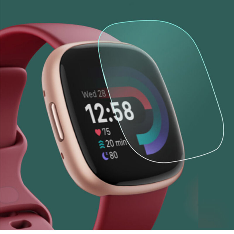 5 قطعة لينة TPU واضح طبقة رقيقة واقية ل Fitbit العكس 4/3/الشعور 2 ساعة ذكية Versa4 Versa3 Sense2 واقي للشاشة غطاء كامل