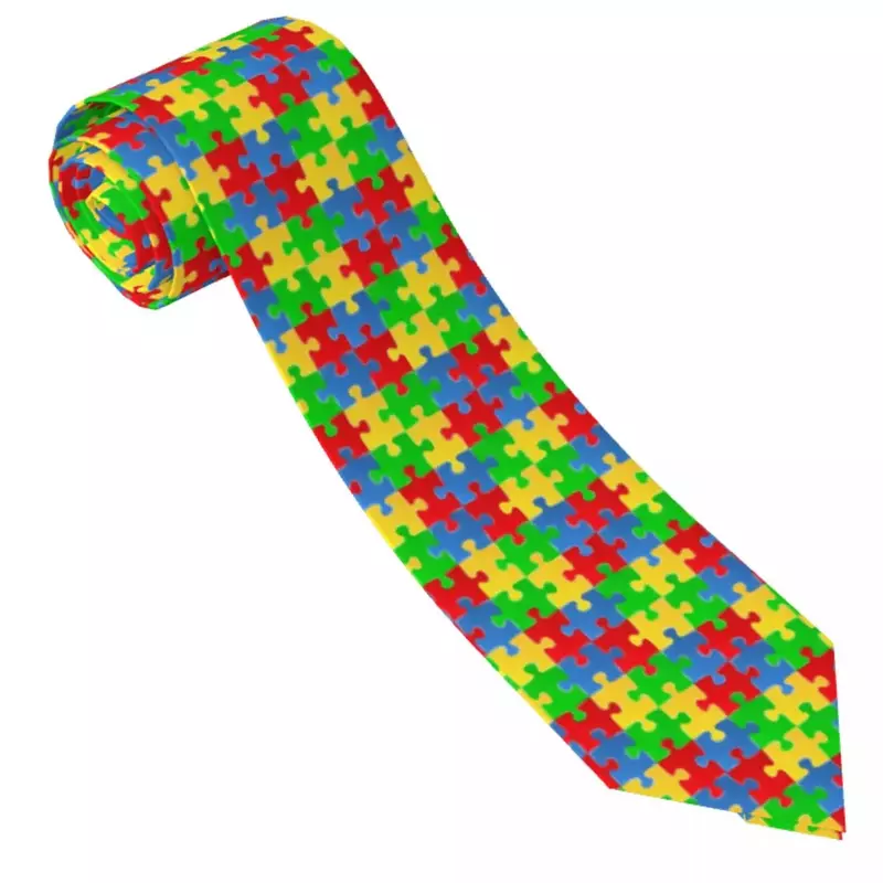 ربطة عنق ضيقة للرجال ، كلاسيكي ، نحيف ، ملون ، خلفية لغز ، هدية غير رسمية
