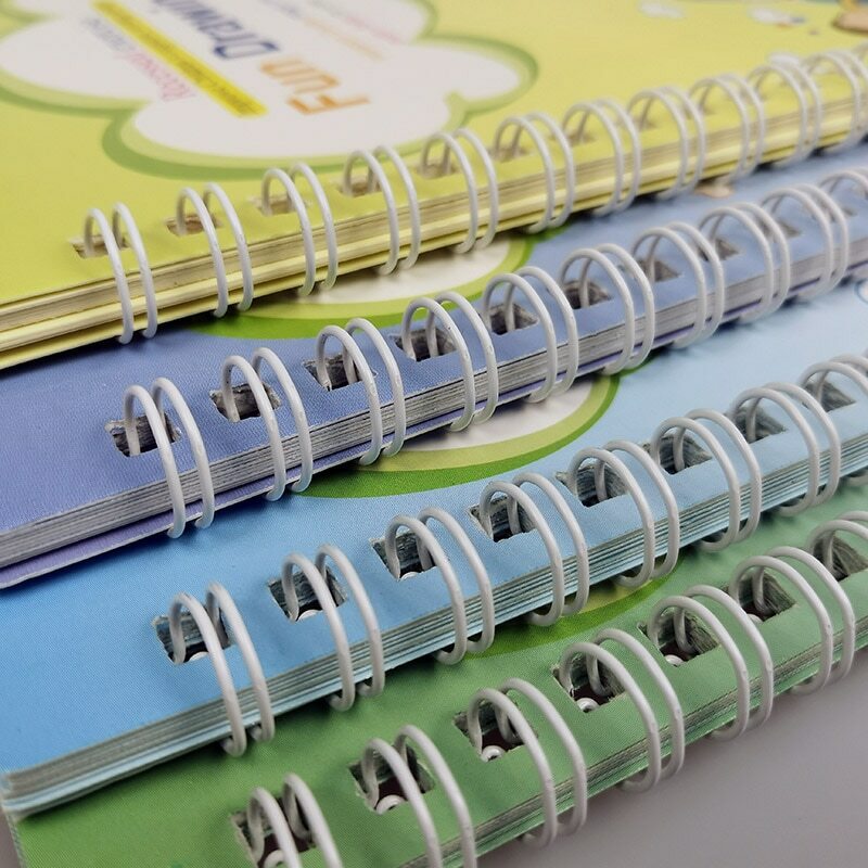 شحن مجاني قابلة لإعادة الاستخدام ألعاب مونتيسوري الإنجليزية الفرنسية كتب القلم الأطفال الكتابة ملصق ماجيك كتاب التأليف للخط