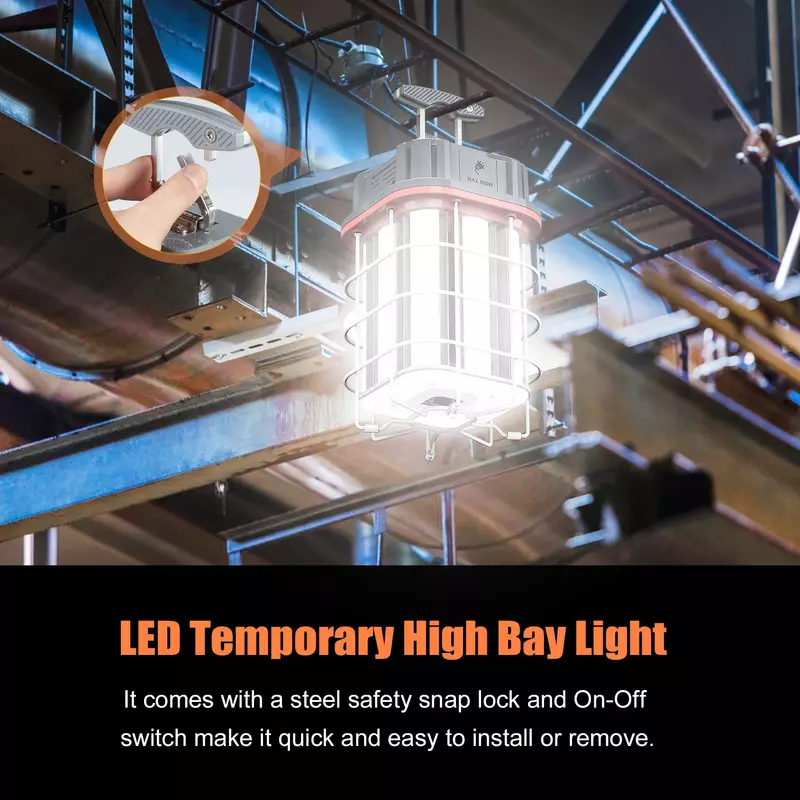 موقع العمل المحمولة LED الإضاءة ، ضوء العمل المؤقت ، مصباح البناء ، CETL ، 150 واط ، 120 فولت ، 360 درجة