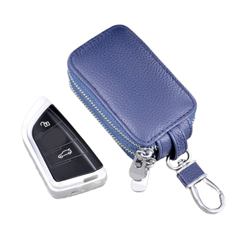 محفظة مفاتيح مريحة بسحاب مصنوعة من مواد عالية الجودة لتنظيم حقيبة التخزين للرجال دروبشيب