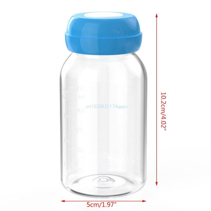 125 مللي زجاجة تخزين الحليب الشفاف حليب الثدي عصير الماء كوب الشرب دروبشيب