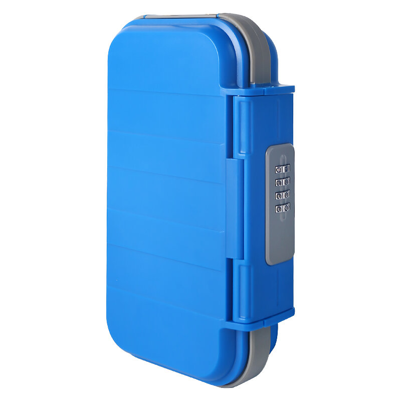 صندوق صغير يمكن قفل لسلامة السفر مقاوم للماء صندوق تجفيف الحماية مع الصلب تكبل صندوق مفتاح آمن آمن