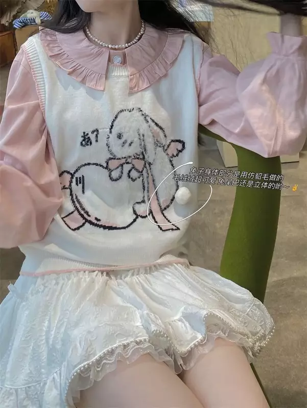 الدانتيل الأبيض تنورة صغيرة للنساء فتاة Kawaii تنورة قصيرة للصيف Fairycore الملابس الكورية موضة لوليتا الملابس الجنية الأساسية