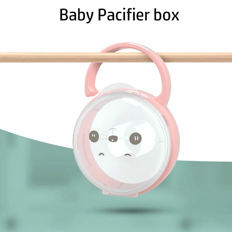 الطفل هوة صندوق تخزين السفر في الهواء الطلق المحمولة الاطفال المهديء غطاء غبار حامل حاوية الحلمة الرضع
