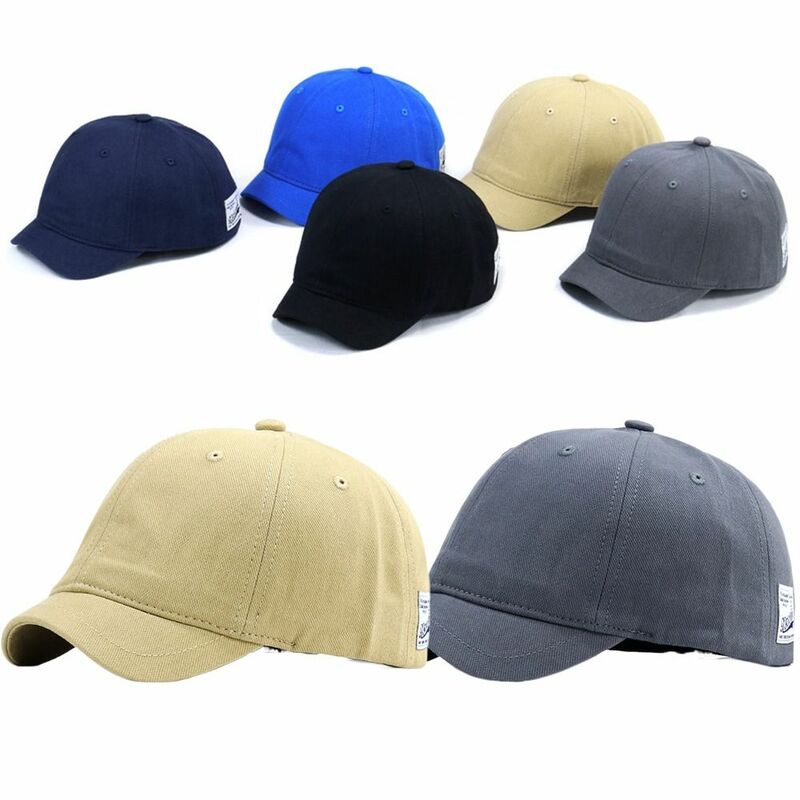 قبعات بيسبول قابلة للتعديل للرجال والنساء ، حافة قصيرة ، قبعات قطنية واقية من الشمس ، حماية من الشمس ، سريعة الجفاف ، قبعة أب للجولف ، الموضة