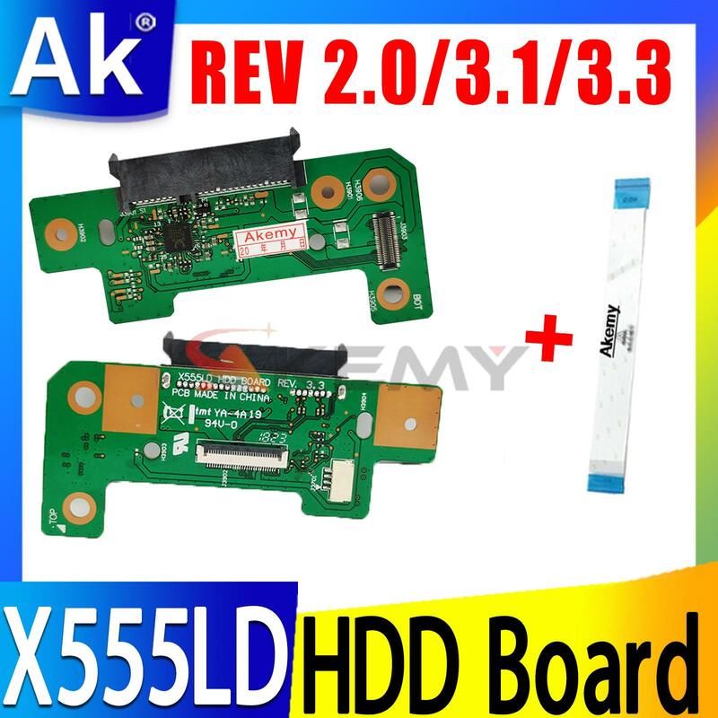 لوحة محرك الأقراص الصلبة X555LD REV 3.3 3.6 HDD لأجهزة الكمبيوتر المحمول Asus X555L X555LD إصدار لوحة HDD REV 3.1 3.0 100% تم اختبارها