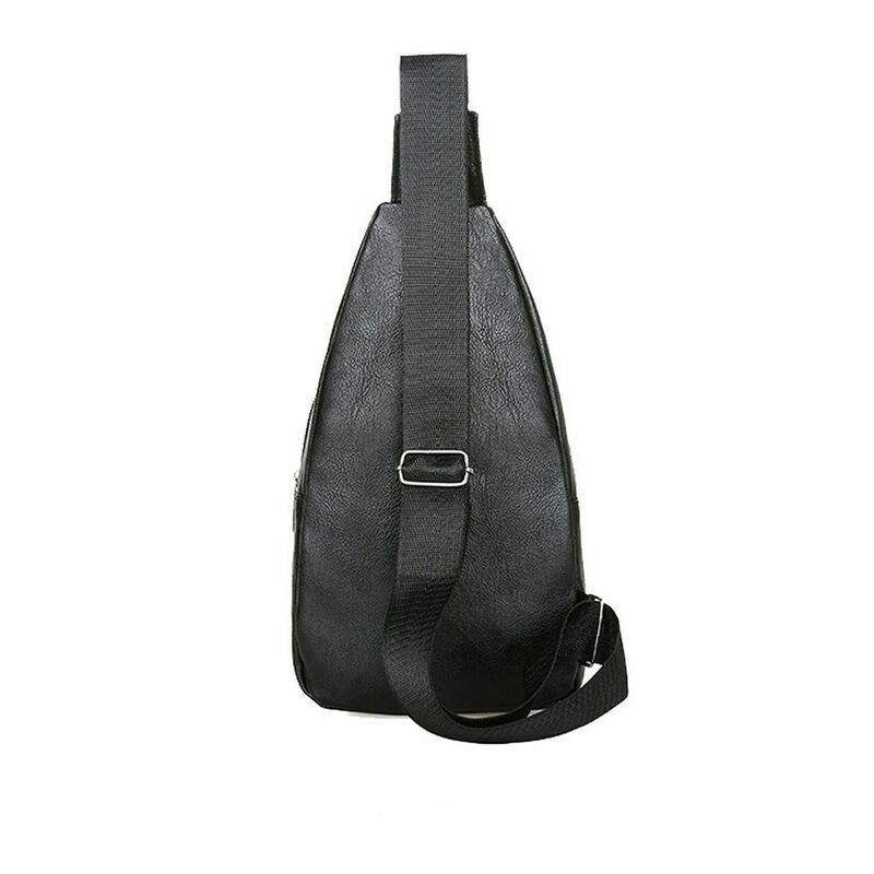واحد الكتف بولي Leather حقيبة يد جلدية للرجال ، رسول حقيبة ، حقيبة كروسبودي ، بسيطة ومريحة ، والسفر ، والتسوق ، ثقب سماعة