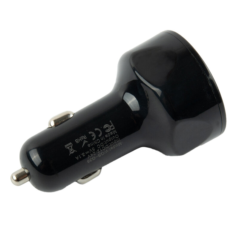 محول شاحن USB شامل للسيارة ، شاشة عرض ليد ، شاحن هاتف ، ملحقات لهواوي ، 3.1A ، 4 منافذ