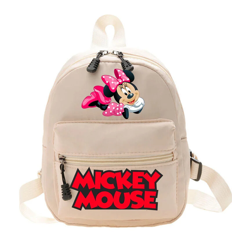 حقيبة ظهر ديزني-ميكي للفتيات المراهقات ، حقيبة كاجوال نسائية على طراز الكلية ، أزياء عصرية للطلاب ، هدية مشهورة