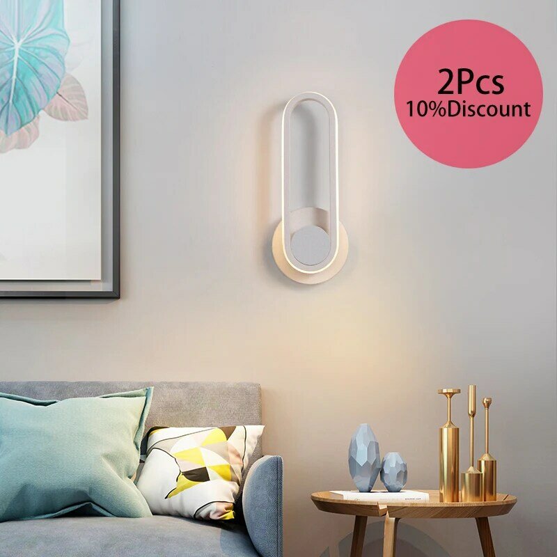 TCY الحديثة وحدة إضاءة Led جداريّة أضواء ل غرفة المعيشة المنزلي نوم أباجورة الممر مرور الشمعدان مصباح بهو الجدار مصباح داخلي تركيبات