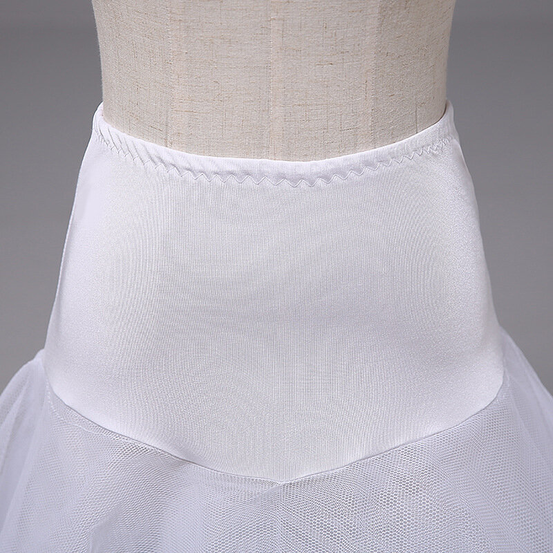 حلقة واحدة من الصلب طبقتين الصلب شبكة الخصر سوينغ الخصر وثيق المناسب صخب فستان الزفاف بطانة لفستان زلة