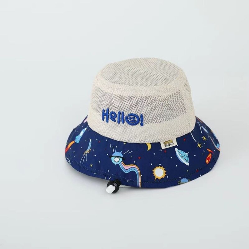 قبعات دلو مريحة للأطفال ، قبعة صيادين للرضع ، قبعة باناما للأطفال الصغار ، قبعة شمس للفتيان والفتيات ، الصيف