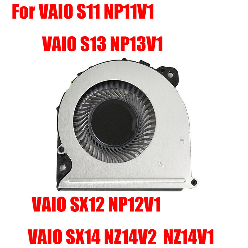 مروحة وحدة المعالجة المركزية للكمبيوتر المحمول ل VAIO ، S11 ، NP11V1 ، S13 ، NP13V1 ، SX12 ، NP12V1 ، SX14 ، NZ14V2 ، NZ14V1 ، DC5V ، 0.5A ، جديد