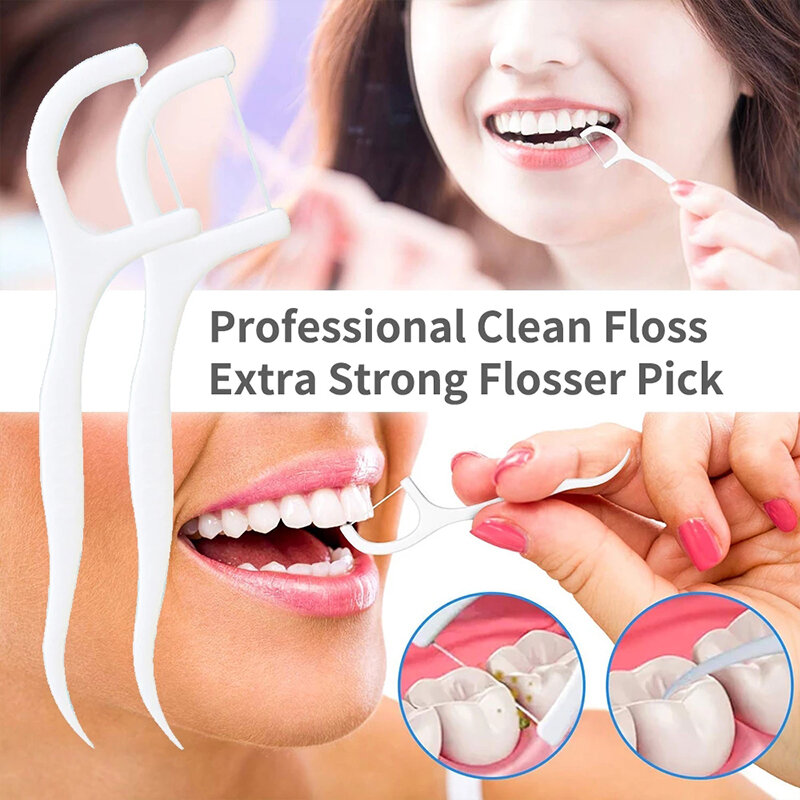 خيط تنظيف الأسنان القابل للتصرف ، عصا تنظيف الأسنان ، فرشاة محمولة ، أداة العناية بصحة الفم ، 50 أو ODM