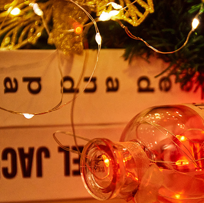 LED الجنية أضواء مصباح Led بسلك نحاسي مصابيح خارجية عيد الميلاد اكليل جارلاند ضوء للعام الجديد حفل زفاف الديكور