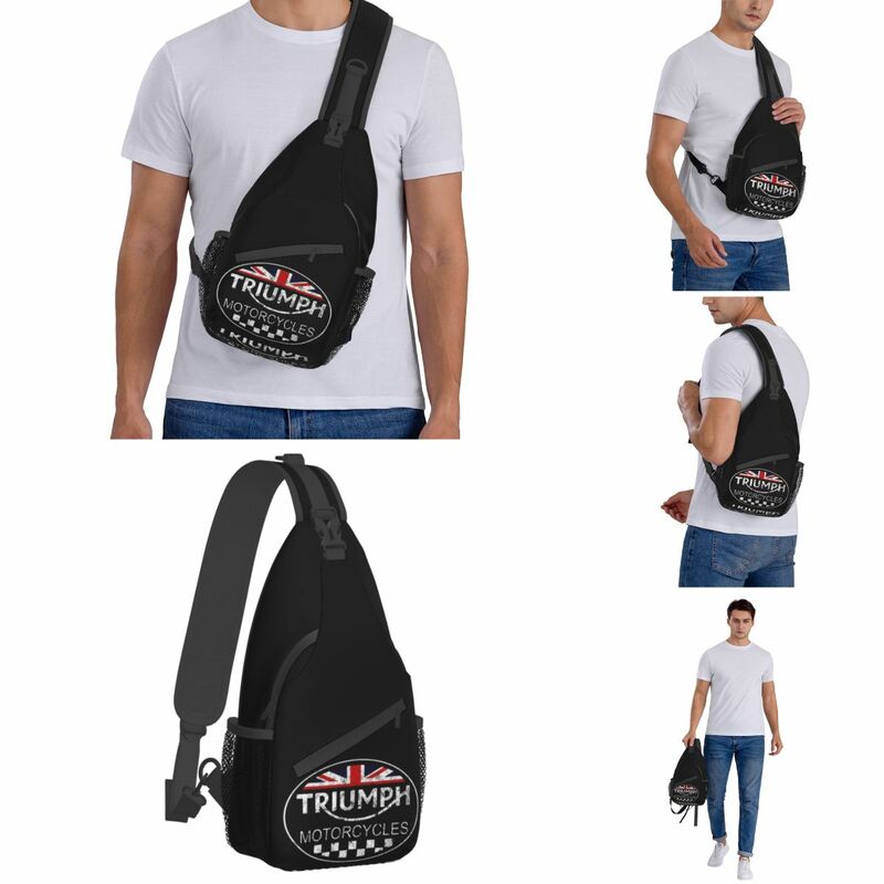 TRIUMPHS-للجنسين دراجة نارية حقيبة الخصر, حقيبة حزام الشارع, اكسسوارات