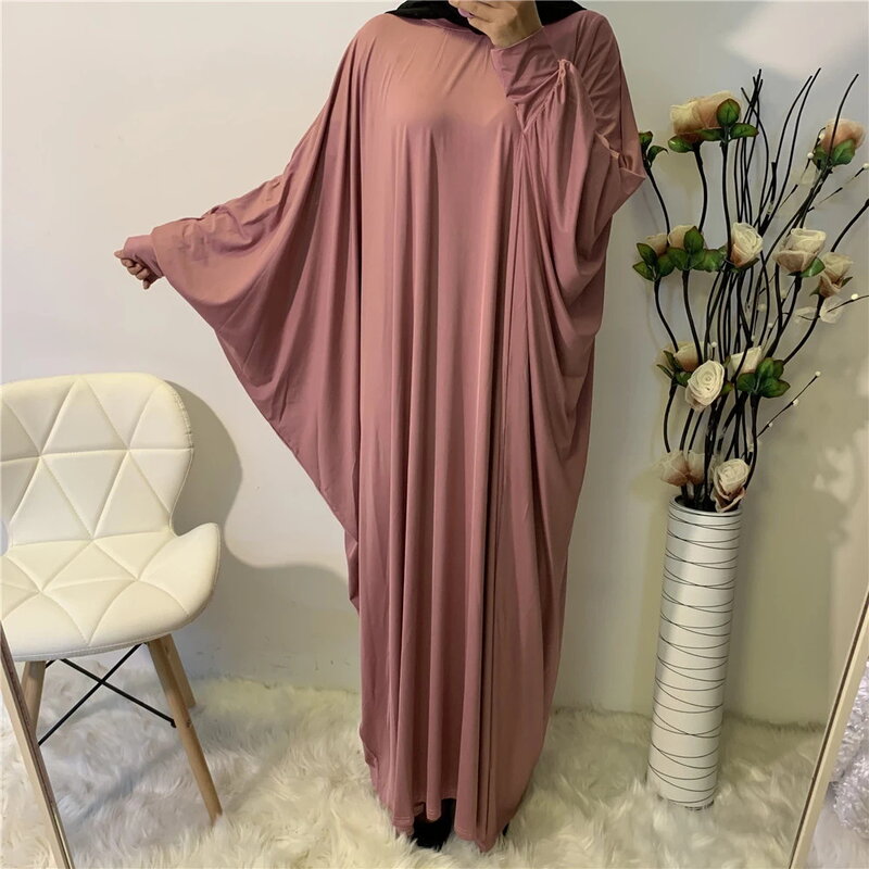 فستان من قطعة واحدة للنساء المسلمات ، ملابس إسلامية ، عباية ، رمضان ، كم طويل ، ملابس إسلامية ، سعودي ، تركي ، حياء