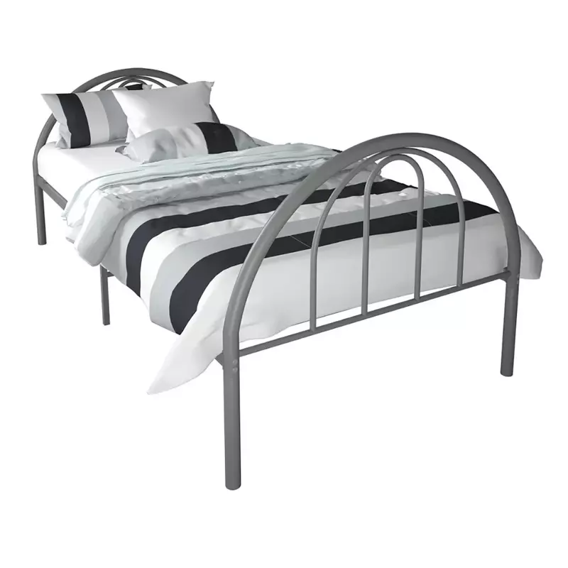 إطار سرير كلاسيكي مزدوج الحجم ، سرير معدني ، واجب ثقيل ، إطار سرير قوي