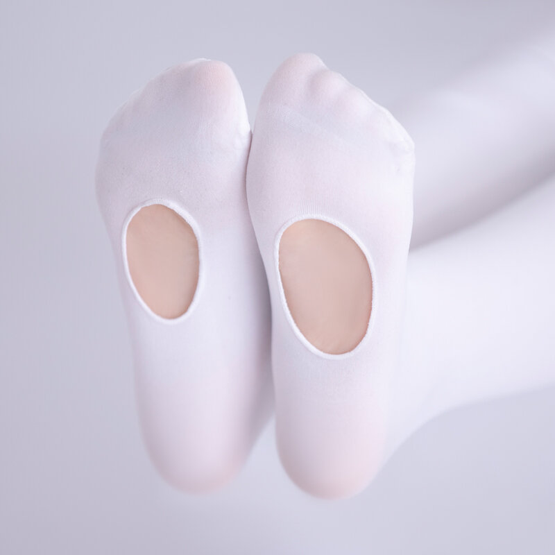 الجملة الباليه الجوارب 80D للتحويل جوارب الباليه امرأة الباليه الرقص طماق جوارب طويلة ناعمة مع ثقب جوارب طويلة
