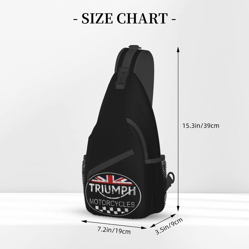 TRIUMPHS-للجنسين دراجة نارية حقيبة الخصر, حقيبة حزام الشارع, اكسسوارات