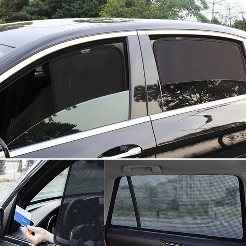 لسيارة Toyota Prius XW50 2016-2022 حاجب ظلة مغناطيسي للسيارة ستارة أمامية للزجاج الخلفي نافذة الطفل حاجب للشمس