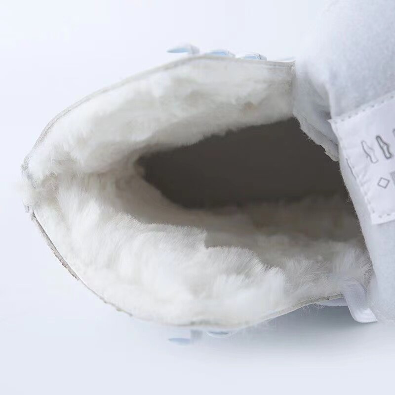 جلد طبيعي الجليد الشكل الزلاجات للأطفال ، مريحة مع شفرة ، رشاقته بك الأحذية الدافئة ، آمنة مقاوم للماء المبتدئين