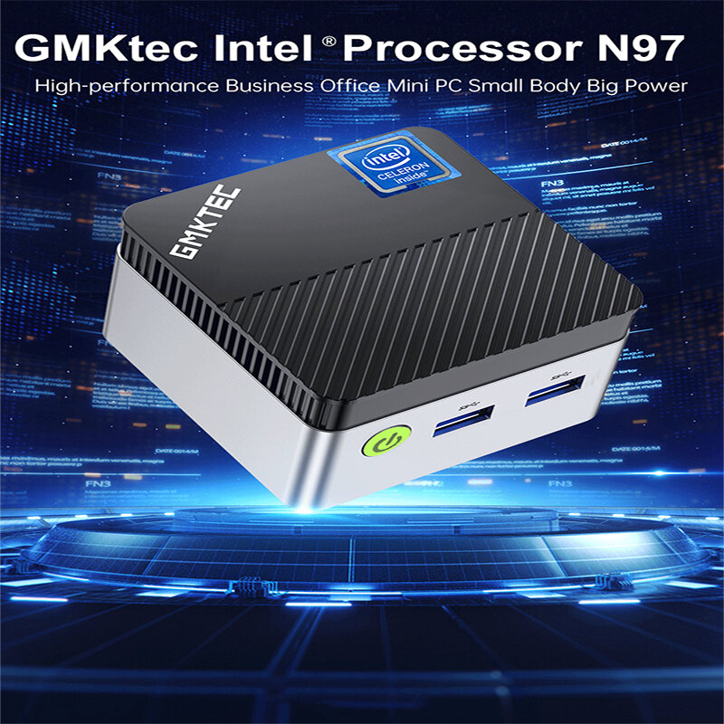 GMKtec-كمبيوتر شخصي صغير ، GMK G5 ، NUCBOX ، Intel N97 System ، 11Pro ، drd5 ، MHz ، WiFi 5 ، BT