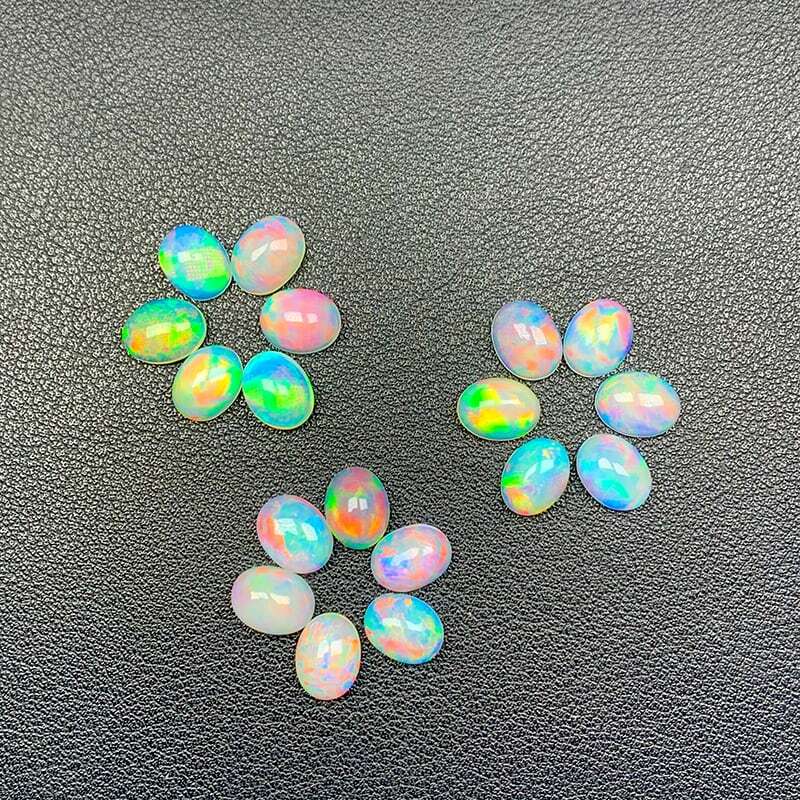 Natural Opal 4*6mm5*7 6*8 7*9 Bracelet Ring Pendant etc Support Customization Support Re-inspection Support Wholesale