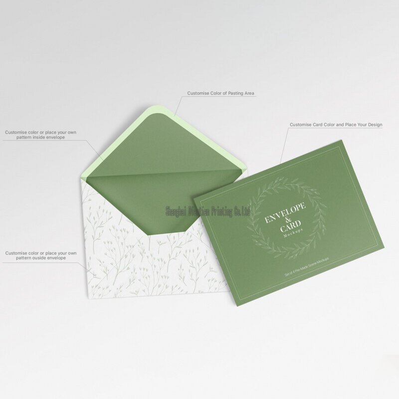 بطاقة ورقية أنيقة لدعوة الزفاف ، منتج مخصص ، الأكثر مبيعًا