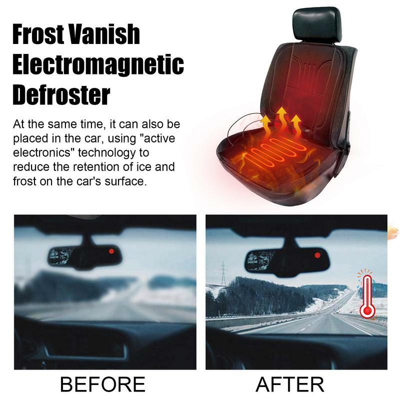 وسادة تدفئة مقعد السيارة مع درجة حرارة قابلة للتعديل ، آمنة وموثوق بها ، وسادة تسخين السيارة ، إزالة الثلج بسرعة وذوبان