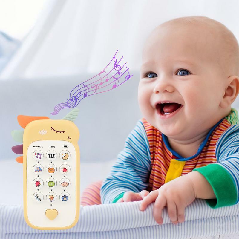 1 قطعة الطفل الهاتف لعبة الهاتف الموسيقى أسلم التعليم المبكر ألعاب تعليمية للأطفال مواد ذات جودة الصحة والسلامة