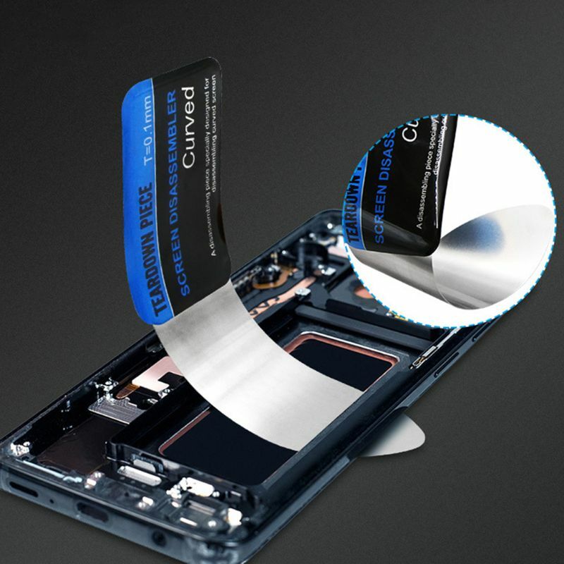 1 قطعة الهاتف المحمول منحني شاشة LCD Spudger افتتاح حدق بطاقة أدوات رقيقة جدا مرنة الهاتف المحمول تفكيك الصلب المعادن