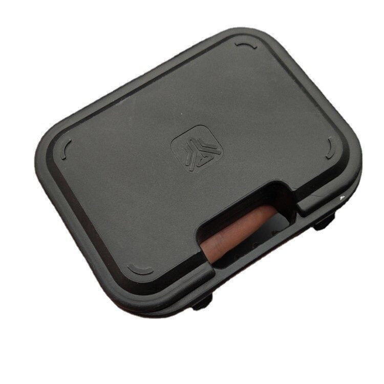 1 قطعة جديد فارغ صندوق بلاستيكي أسود لسلسلة المفاتيح غلوك 17 الصحراء النسر بندقية نموذج