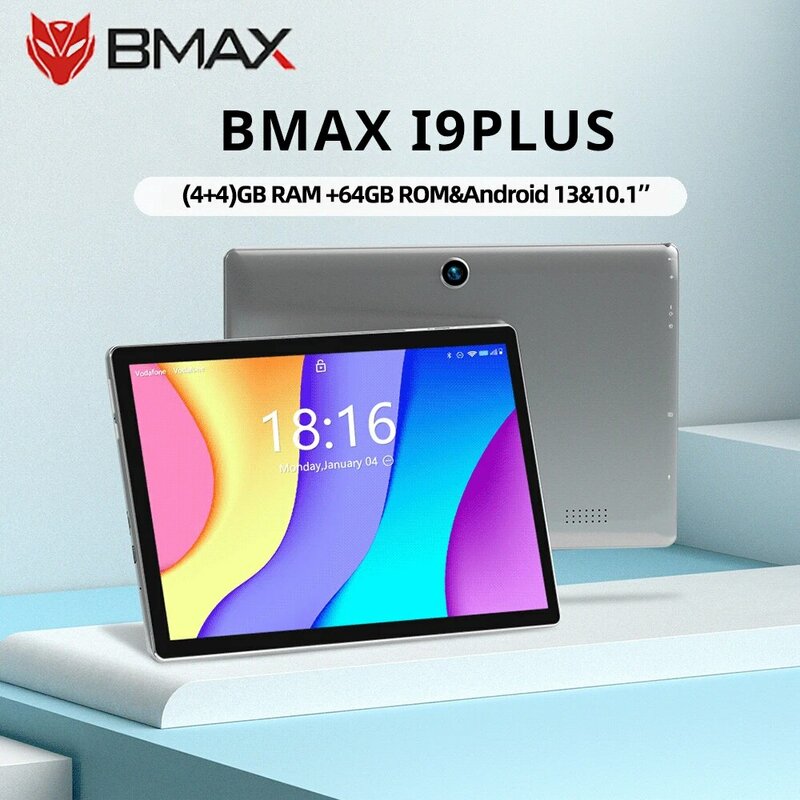 BMAX MaxPad I9 Plus Android 12 G522EE 4GB RAM 64GB ROM Inch Allwinner RK3566 أجهزة لوحية بمنفذ رباعي النواة PC WIFI 6 بلوتوث