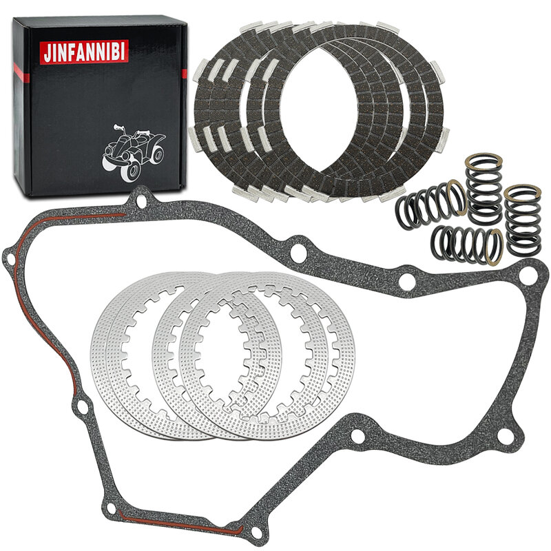 Clutch Kit Heavy Duty Springs and Clutch Cover Gasket Compatible for Honda CR80R CR80RB 1987-2002