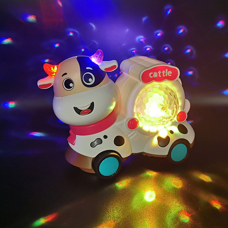 إضاءة كهربائية عالمية صاروخ سيارة لعبة أطفال LED وامض الموسيقى الغناء الصوت الأطفال هدية التعليم المبكر اللعب