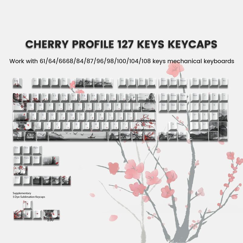 سماعات مفاتيح PBT 143 من Coral sea PRO ، أغطية مفاتيح XVX مخصصة ، لوحة مفاتيح ملونة ، لوحة مفاتيح ميكانيكية