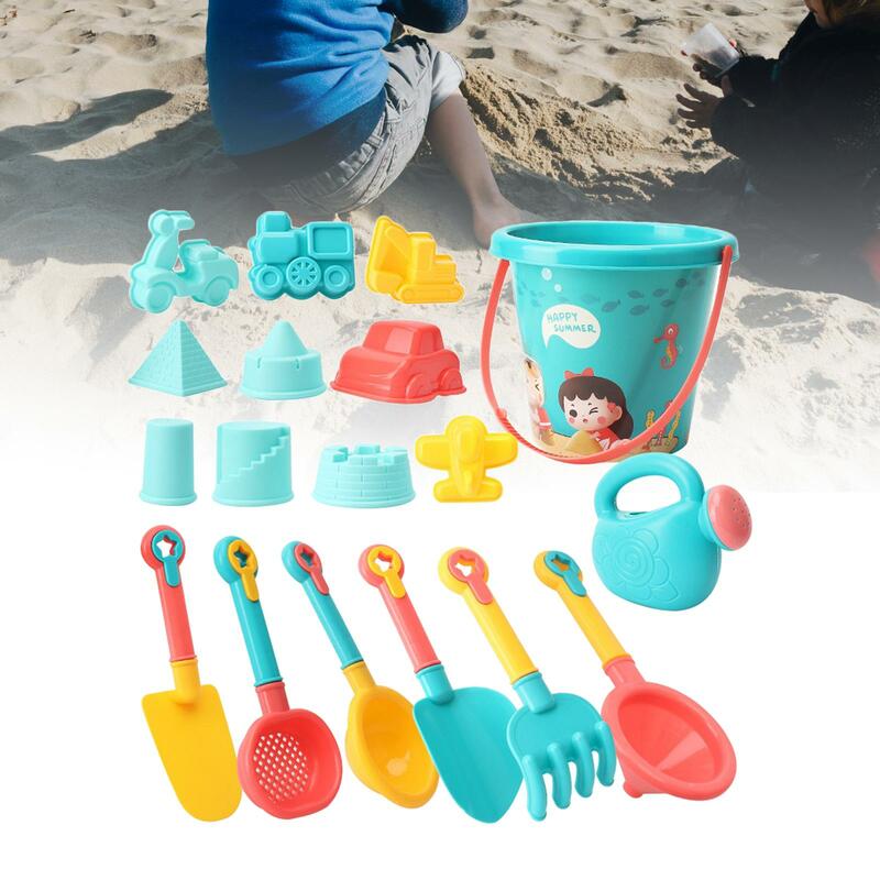 18 قطع شاطئ الرمال اللعب مجموعة التعلم والتعليم حوض الاستحمام المياه اللعب الرمال القلعة رمل اللعب للأطفال اكسسوارات الحمام