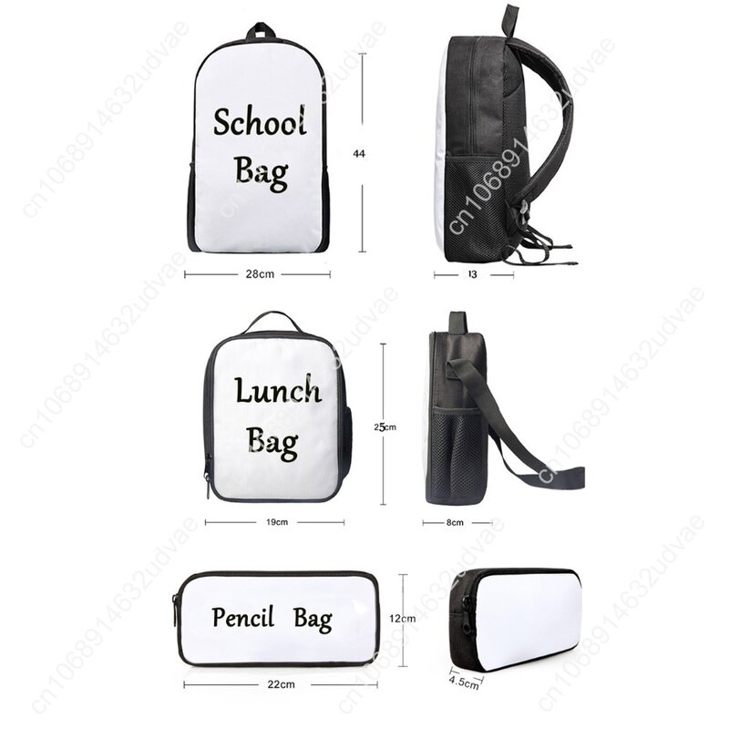 مجموعة حقائب مدرسية للأطفال ، طباعة كلب أجش ، حقيبة ظهر للمدرسة الابتدائية ، حقيبة كتب للأطفال ، فتيات وأولاد
