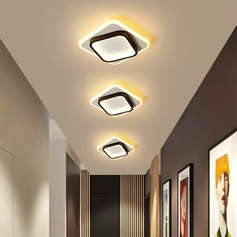مصباح سقف LED حديث للممر ، ثريا للممر ، شرفة ، سلالم ، بهو ، غرفة نوم ، حمام ، تركيبات إضاءة داخلية ، لمعان