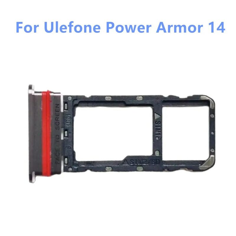 ل Ulefone الطاقة درع 14 6.52 "هاتف محمول جديد الأصلي SIM1 SIM2 SD سيم TF حامل بطاقة صينية فتحة للبطاقات إصلاح استبدال