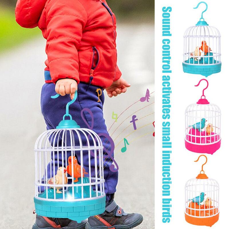لعبة قفص العصافير النشط بالصوت ، الببغاء الحديث والطائر ، هدايا اللعب للطفل الرضيع والأطفال ، K2y3