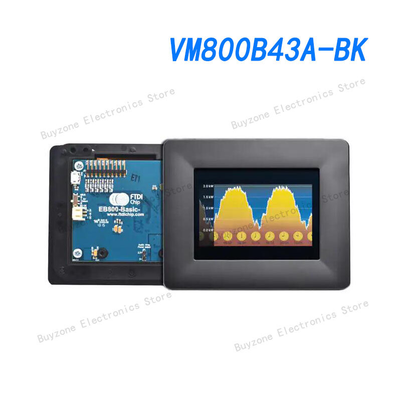 VM800B43A-BK VM800B وحدة ، 4.3 بوصة TFT العرض ، لوحة عرض مثبتة مسبقا ، مدي أسود.