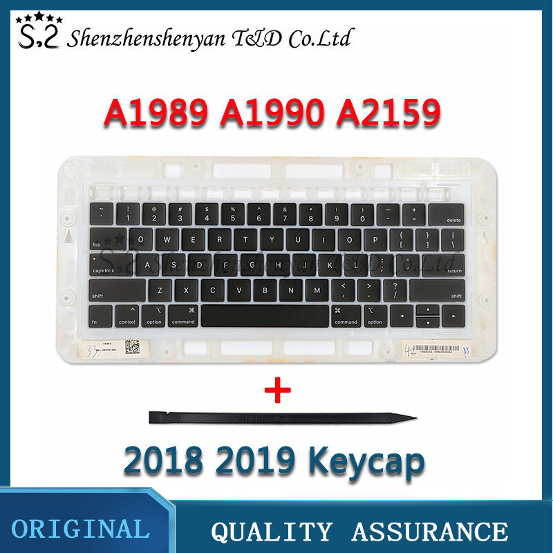 العلامة التجارية الجديدة A1989 A1990 A2159 مفاتيح لوحة مفاتيح الكمبيوتر المحمول لماك بوك برو الشبكية 13 "15" كيكابس 2018 2019 سنة مفتاح غطاء