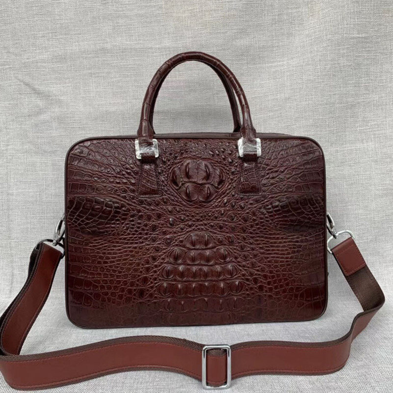 High Quality Single Shoulder Men's Leisure Business Briefcase Genuine Leather Office Laptop Handbag Crossbody Bag Messenger Bags