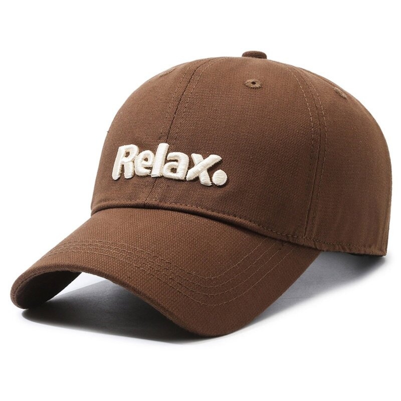 قبعة بيسبول قطنية ، قبعة رياضية خارجية غير رسمية أحادية اللون ، أزياء