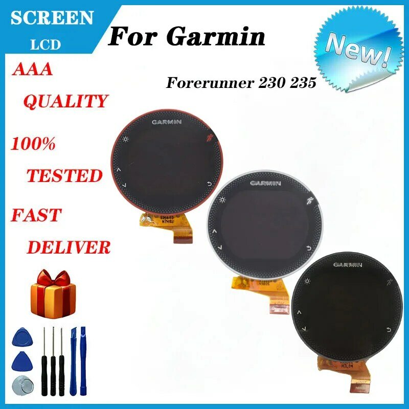 شاشة LCD لساعة Garmin Forerunner ، استبدال شاشة GPS ، قطع إصلاح ، ساعة
